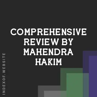 Comprehensive Review by Mahendra Hakim | Indexof
