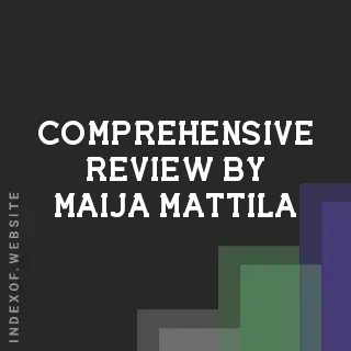 Comprehensive Review by Maija Mattila | Indexof