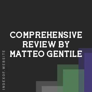 Comprehensive Review by Matteo Gentile | Indexof