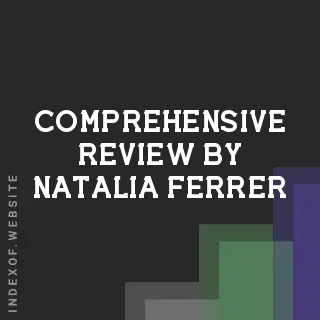 Comprehensive Review by Natalia Ferrer | Indexof