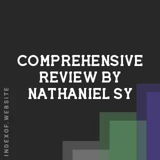 Comprehensive Review by Nathaniel Sy | Indexof