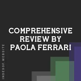 Comprehensive Review by Paola Ferrari | Indexof