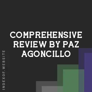 Comprehensive Review by Paz Agoncillo | Indexof