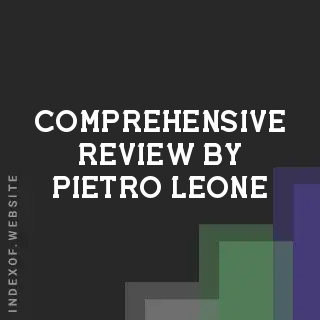 Comprehensive Review by Pietro Leone | Indexof