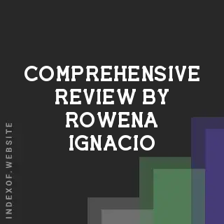 Comprehensive Review by Rowena Ignacio | Indexof