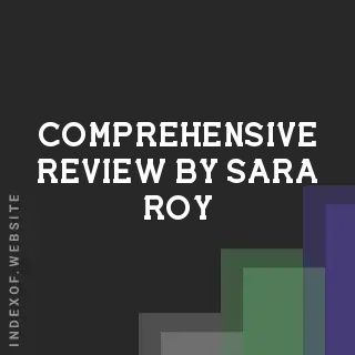 Comprehensive Review by Sara Roy | Indexof
