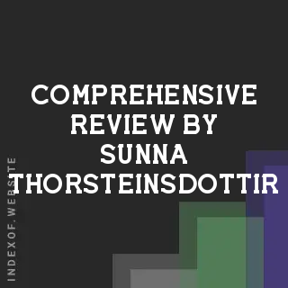 Comprehensive Review by Sunna Thorsteinsdottir | Indexof