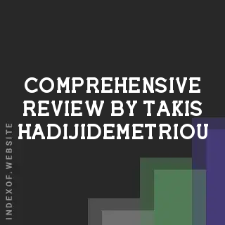 Comprehensive Review by Takis Hadijidemetriou | Indexof