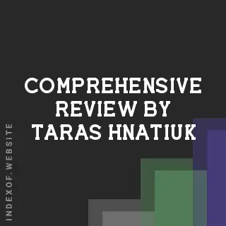 Comprehensive Review by Taras Hnatiuk | Indexof