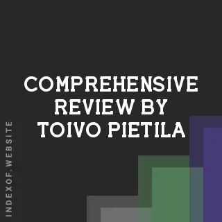 Comprehensive Review by Toivo Pietila | Indexof