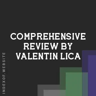 Comprehensive Review by Valentin Lica | Indexof