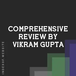 Comprehensive Review by Vikram Gupta | Indexof