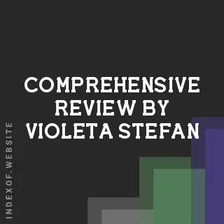 Comprehensive Review by Violeta Stefan | Indexof