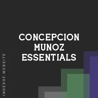 Concepcion Munoz Essentials | Indexof