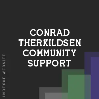 Conrad Therkildsen Community Support | Indexof