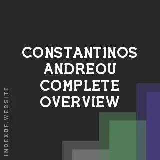Constantinos Andreou Complete Overview | Indexof