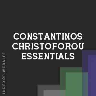 Constantinos Christoforou Essentials | Indexof