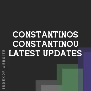 Constantinos Constantinou Latest Updates | Indexof