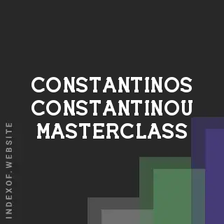Constantinos Constantinou Masterclass | Indexof