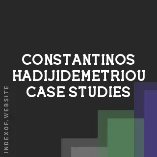 Constantinos Hadijidemetriou Case Studies | Indexof