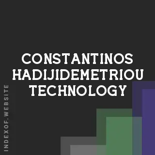 Constantinos Hadijidemetriou Technology | Indexof