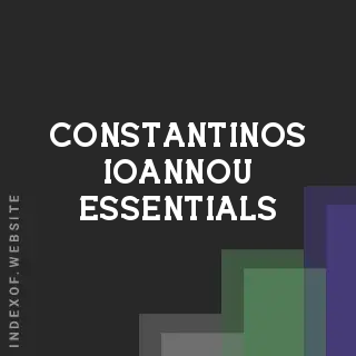 Constantinos Ioannou Essentials | Indexof