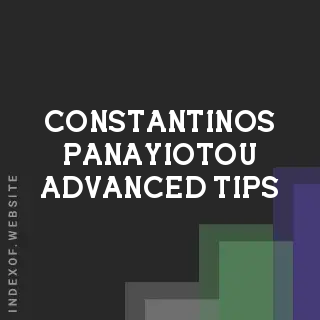 Constantinos Panayiotou Advanced Tips | Indexof