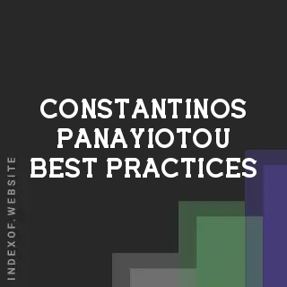 Constantinos Panayiotou Best Practices | Indexof
