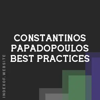 Constantinos Papadopoulos Best Practices | Indexof