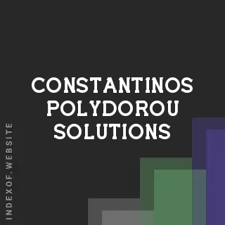Constantinos Polydorou Solutions | Indexof