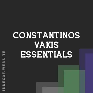 Constantinos Vakis Essentials | Indexof