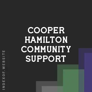 Cooper Hamilton Community Support | Indexof