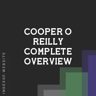 Cooper O Reilly Complete Overview | Indexof