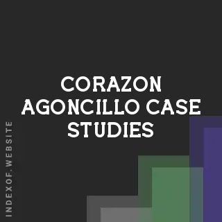 Corazon Agoncillo Case Studies | Indexof