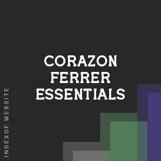 Corazon Ferrer Essentials | Indexof