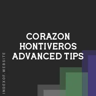 Corazon Hontiveros Advanced Tips | Indexof