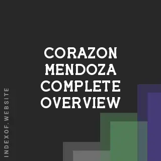 Corazon Mendoza Complete Overview | Indexof