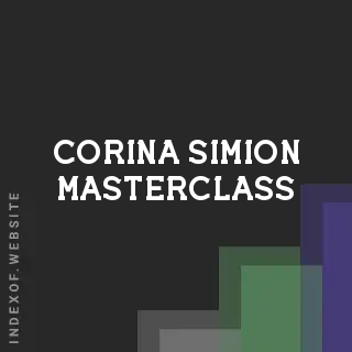 Corina Simion Masterclass | Indexof
