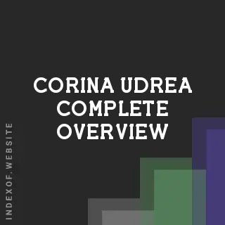 Corina Udrea Complete Overview | Indexof