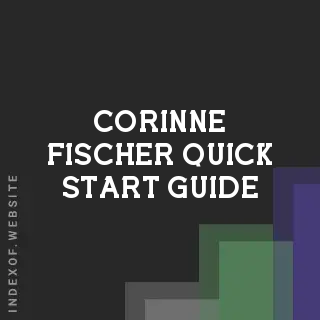 Corinne Fischer Quick Start Guide | Indexof
