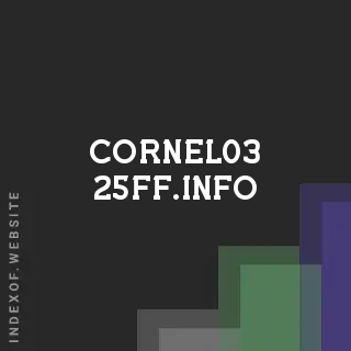 cornel03-25ff.info by Anna De Angelis site -  Indexof