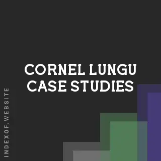 Cornel Lungu Case Studies | Indexof
