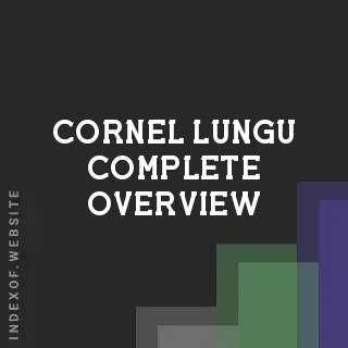 Cornel Lungu Complete Overview | Indexof