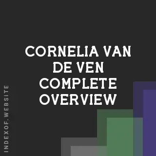 Cornelia van de Ven Complete Overview | Indexof