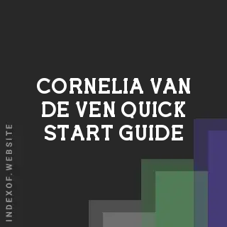 Cornelia van de Ven Quick Start Guide | Indexof