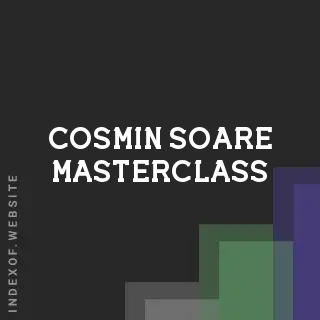 Cosmin Soare Masterclass | Indexof