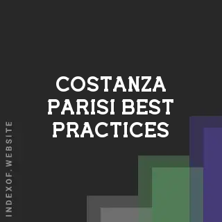 Costanza Parisi Best Practices | Indexof