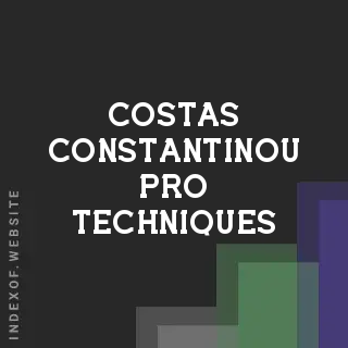 Costas Constantinou Pro Techniques | Indexof