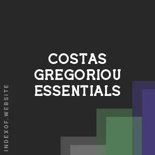 Costas Gregoriou Essentials | Indexof