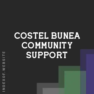 Costel Bunea Community Support | Indexof